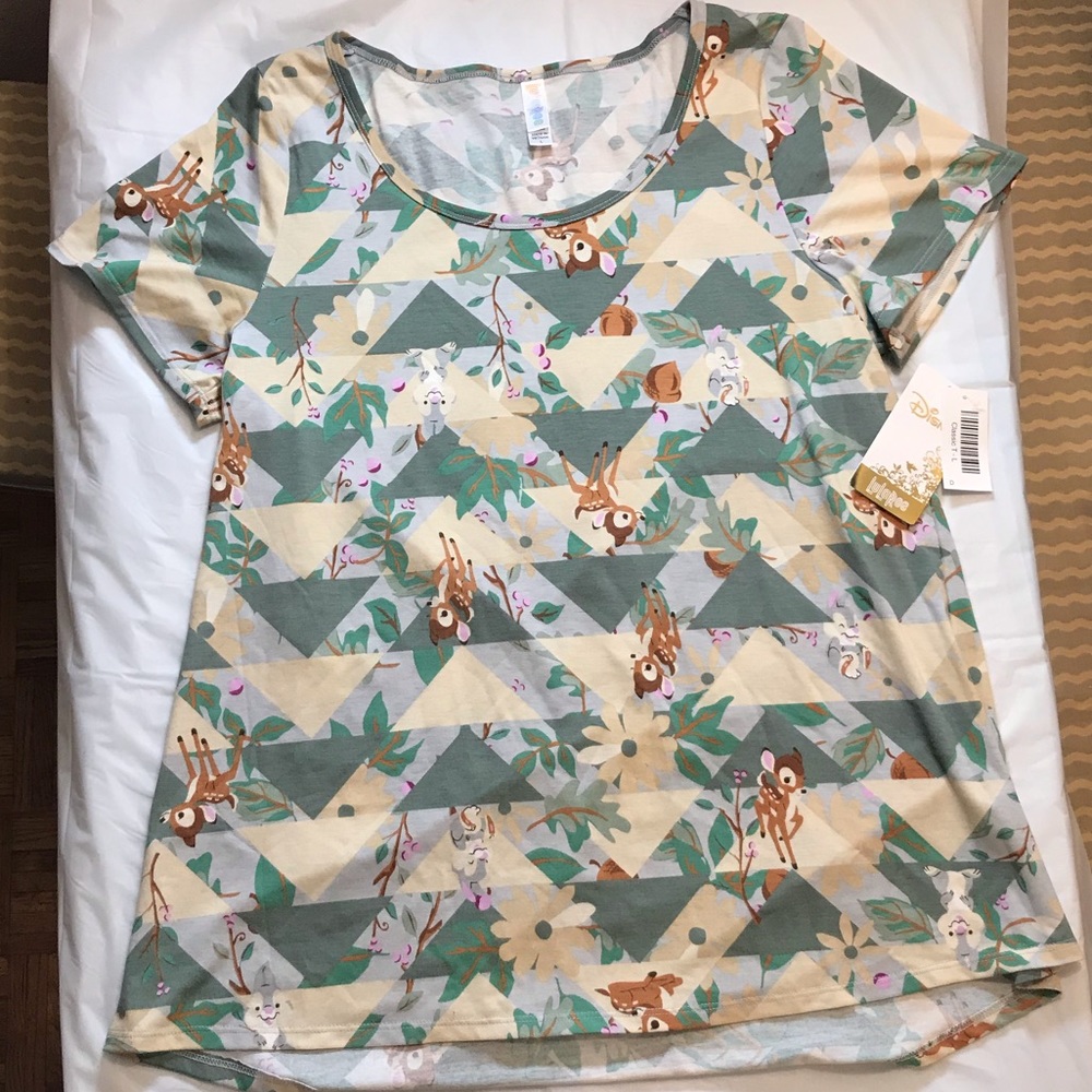 LuLaRoe Disney Bambi and Thumper classic tee NWT🐰